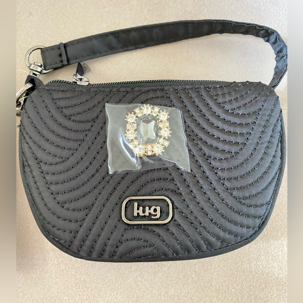 Lug Disco Gem Mini Bag. Black   NWT
